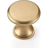 Ravinte Champagne Bronze Kitchen Cabinet Knobs, Solid Zinc Pulls, 10 Pack | Solid Zinc Alloy, Simple Drawer Handles, Smooth Pull Feel, Screws Included, Cabinet Hardware for Cupboard Drawer Knobs