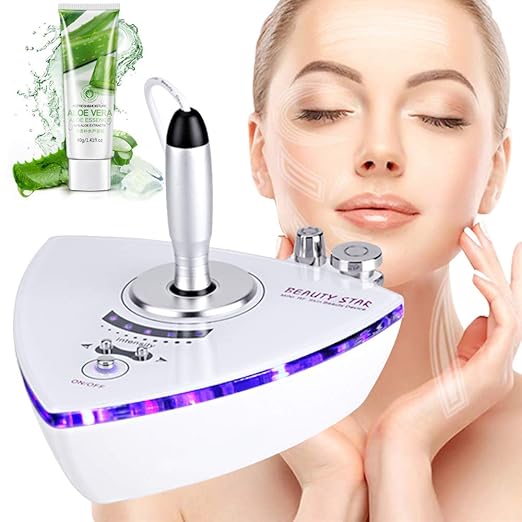 Amazon.com : Beauty Star RF Radio Frequency Facial Machine, Home Use Portable Facial Machine for Skin Rejuvenation Wrinkle Removal Skin Tightening Anti ...