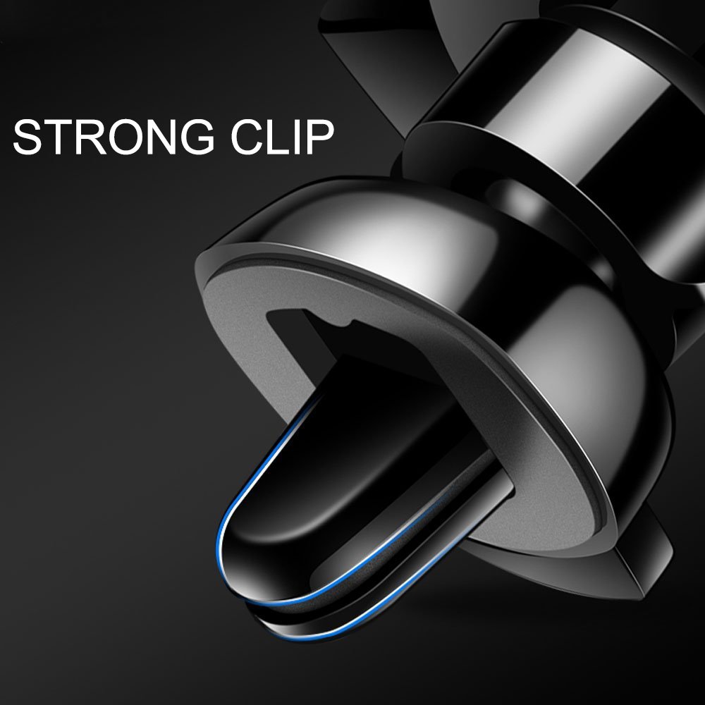 One Touch Air Vent Phone Holder Car Mount with Quick Easy Release Button and 360 Degree Rotation Cradle for IPhone car phone mount Samsung Galaxy Smartphones cell phone car mount Black INNERSO 4351537963