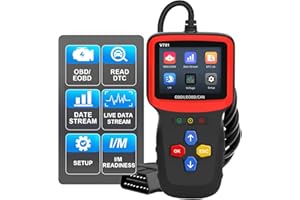 IKIKIN V701 Car Code Reader, OBD2 Car Code Scanner Check Engine Light Fault Code Reader Scanner CAN Diagnostic Tool for All OBDII Protocol Cars