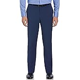 Perry Ellis Men's Slim Fit Dress Pants, With Flat Front Stretch Fabric (Waist Size 26-42)