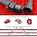 KLAREN Garden Hose, Expandable Garden Hose, 75ft Expanding Garden Hose Lightweight Durable Heavy Duty Flexible Pressure Washer Water Hose for Car Wash Cleaning Watering Lawn Garden Plants Red