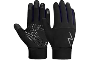 YukiniYa Kids Winter Gloves Back Water Repellent Touchscreen Warm Fleece Anti-Slip for Boys Girls Teen 3-15 Years