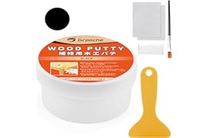 Grpoche Wood Filler 200g Wood Putty Water-Based Paintable Stainable Premium Repair kit for Door Trim Restore Table Cabinet Fl