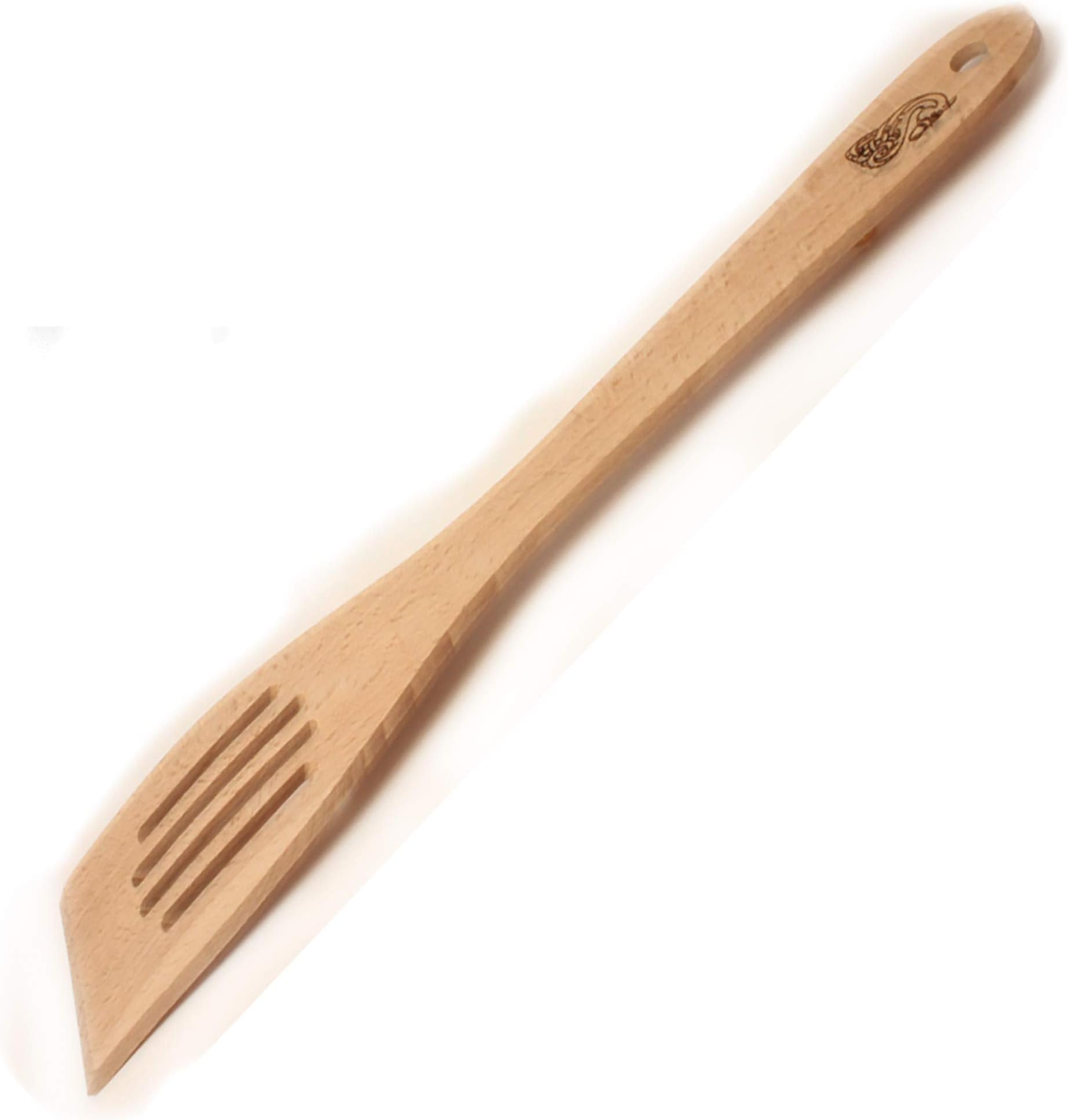 Taetels Woodware Slotted Spatula, Beechwood