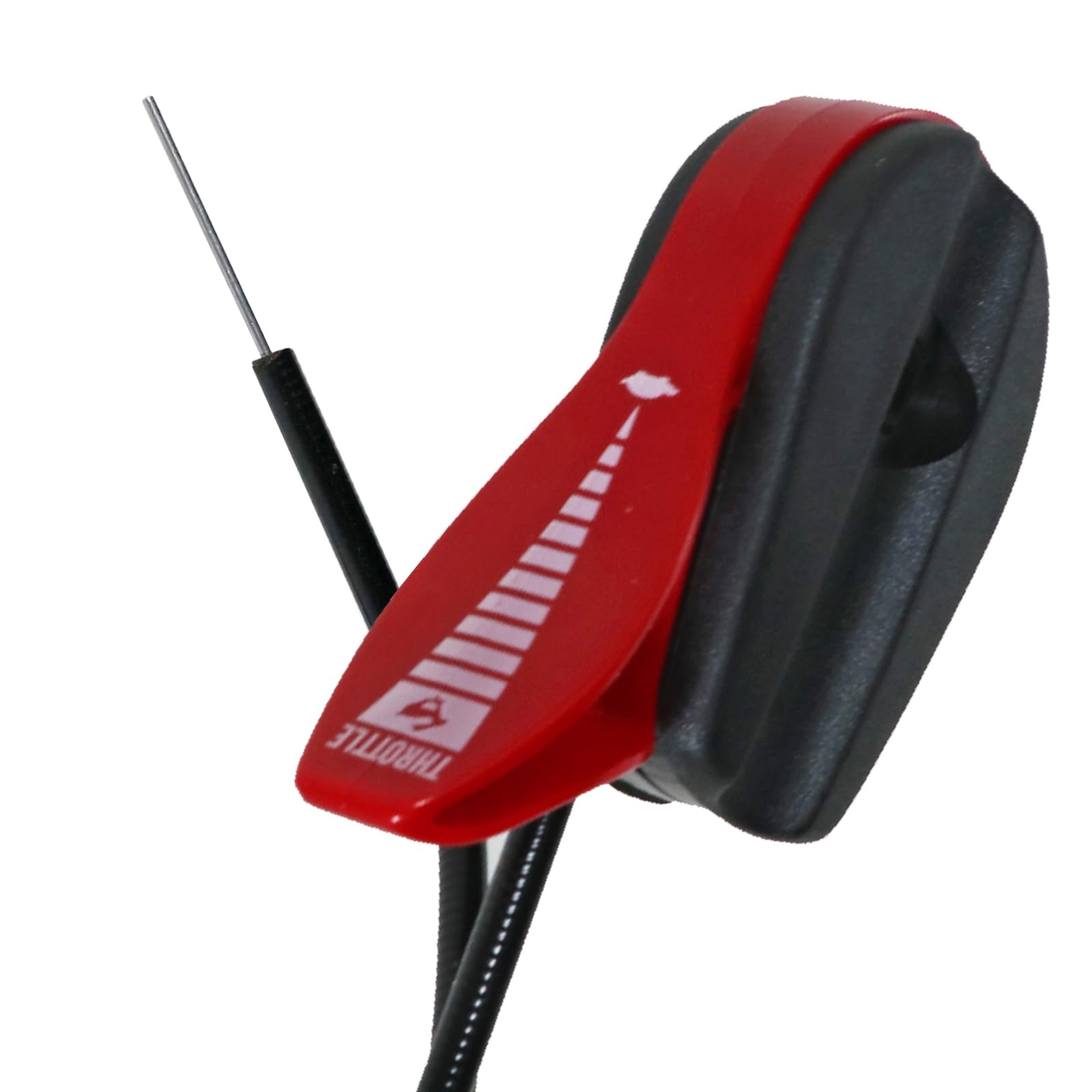 Spares2go Throttle Cable and Lever Control for Briggs & Stratton Lawnmower 65" 165cm (Cut to Size)