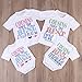 Brothers and Sisters Baby Boy Girl for Cousins Matching Outfits Kids Romper Set (3T, Big Sister)