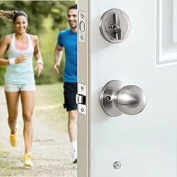 Natsukage Front Door Handle Front Door Lock Set