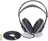 Samson SR990 Over-Ear Studio Headphones with 50mm Drivers and Adapter view 2
