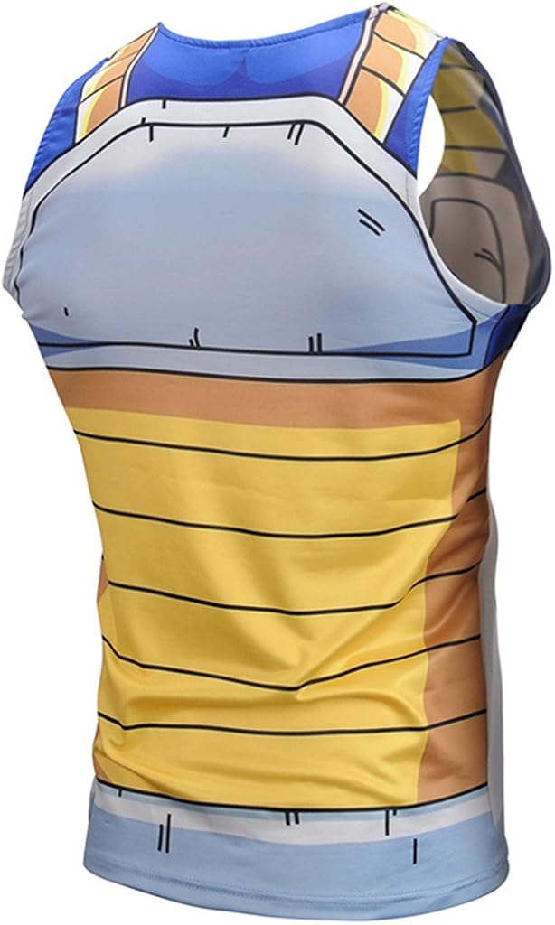 PIZOFF Unisex 3D Cartoon Print Work Out Compression Muscle Tank Top: Clothing