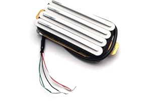 SAPHUE 2-Dual Blade Electric Guitar High Output Track Type Four Coil Humbucker Pickup White