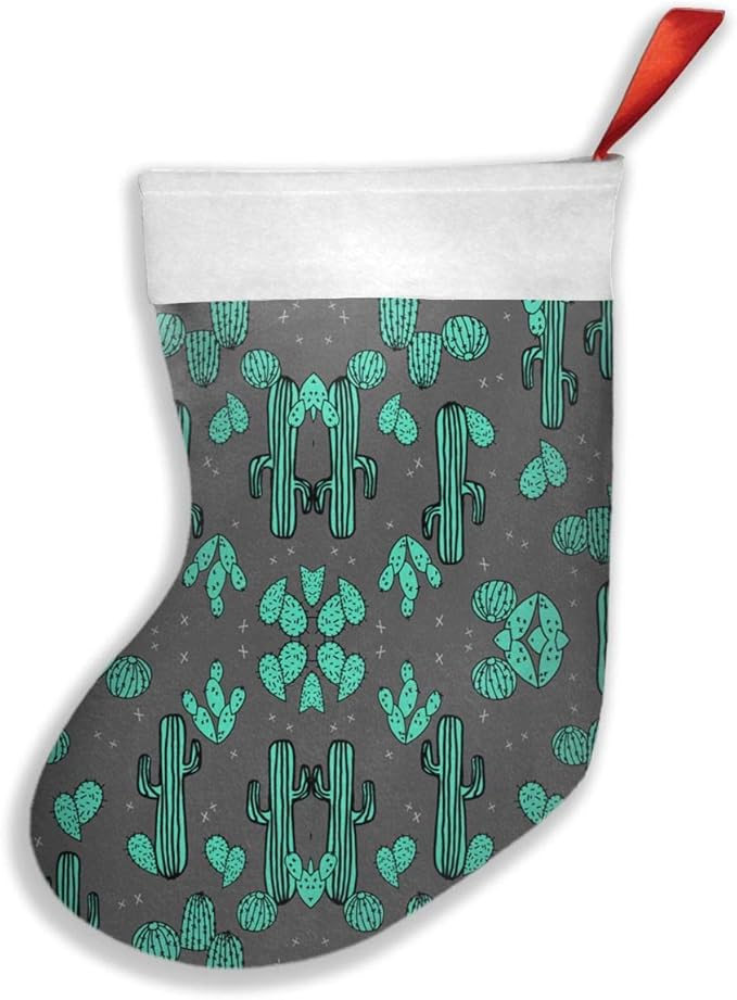 Calcetines colgantes de moda, con diseño de cactus Southwest Desert