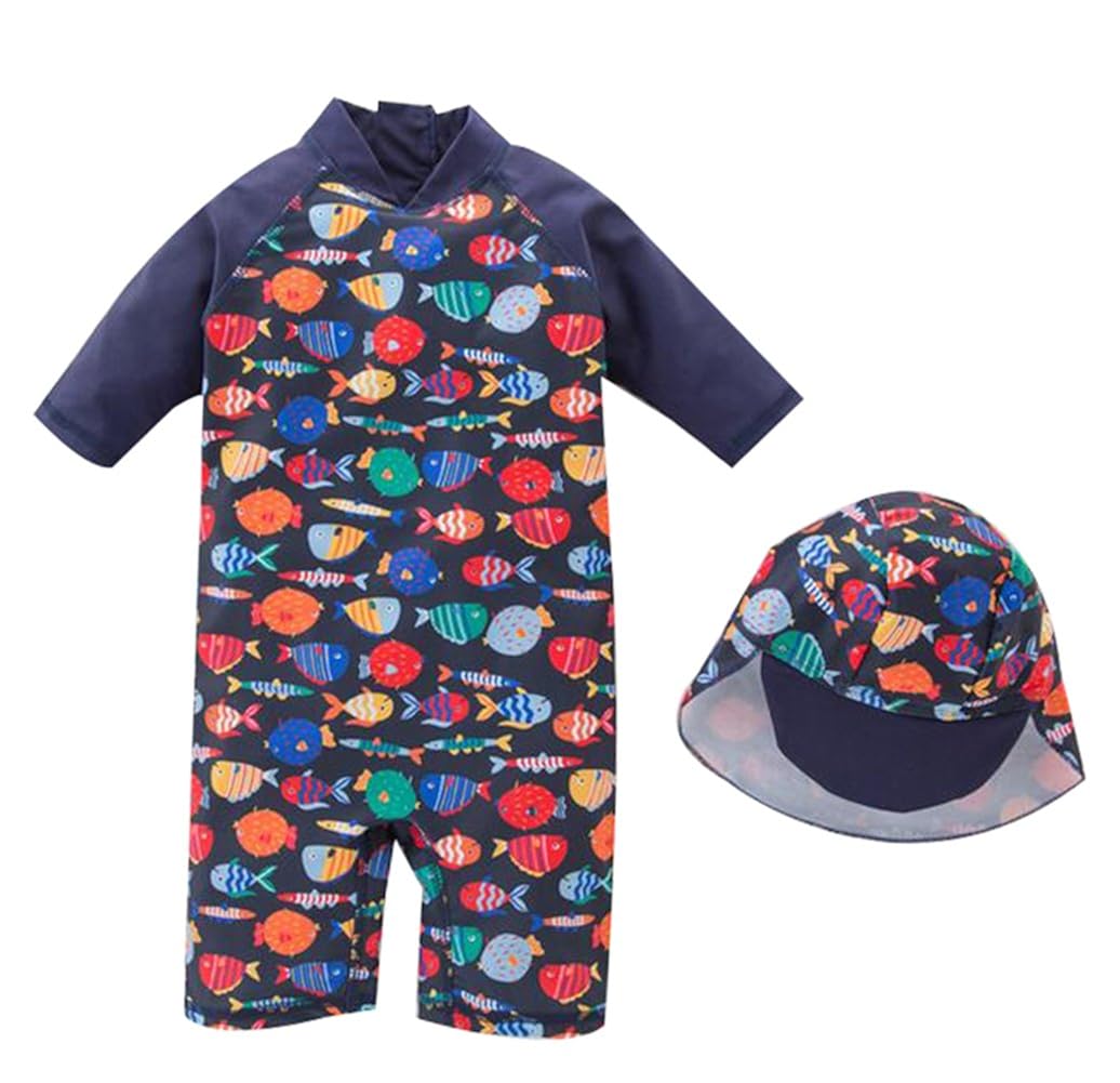 baby boy swimwear with hat