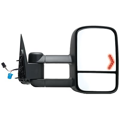 Mrror Glass Power Heated w/ Turn Sgnal Passenger Sde for Cadllac