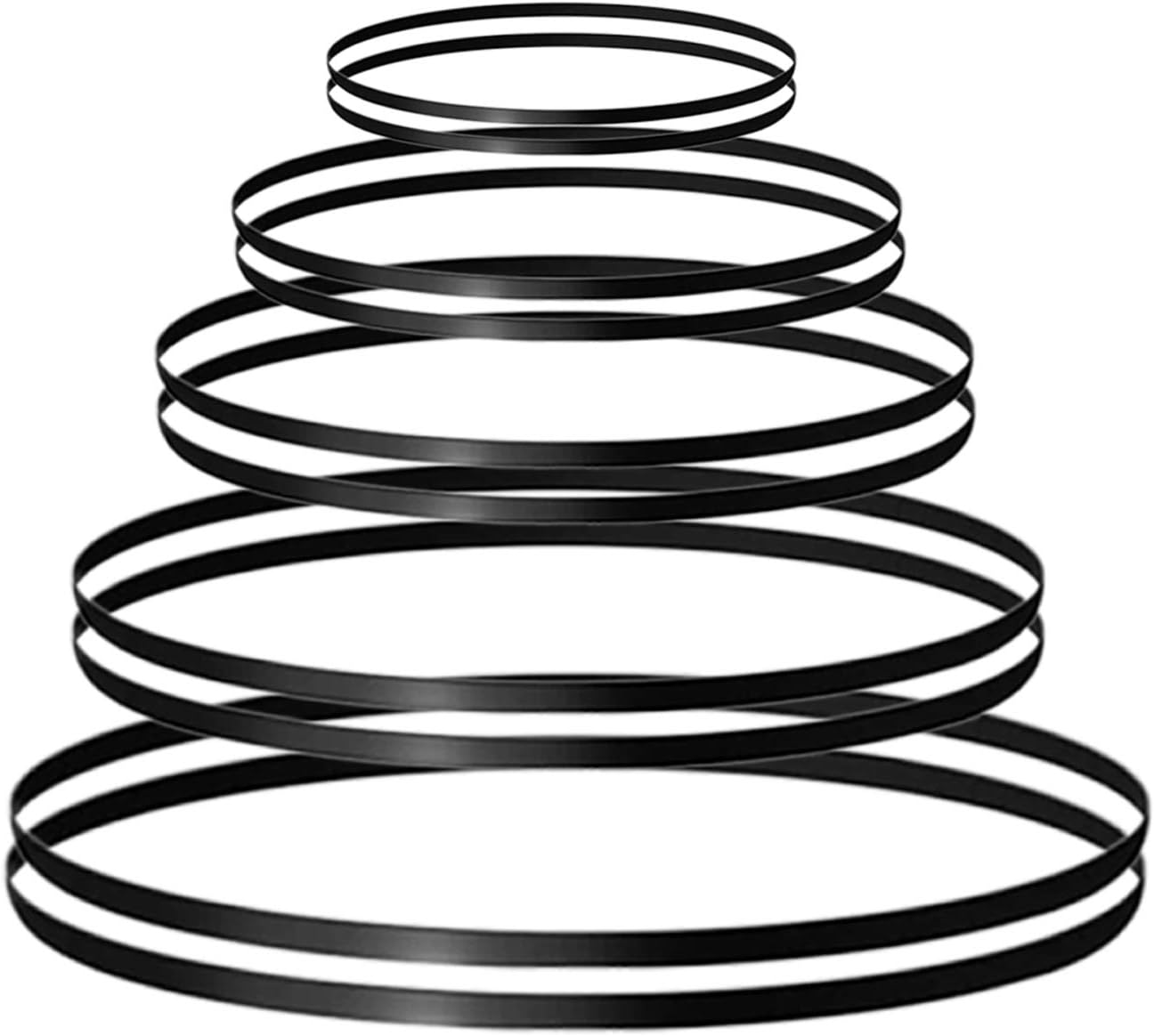 10pcs Turntable Belt Different Specifications Rubber Belt Replace Turntable Phono/Tape/CD Plattenspieler Drive Belt,5 Sizes