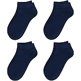 SIPCOLOR Ankle Socks for Women Thin Bamboo Viscose Breathable Low Cut Soft Casual Ladies Sock 4/8 Pairs
