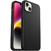 OtterBox iPhone 14 Plus Symmetry Series+ Case - BLACK , Ultra-Sleek, Snaps to MagSafe, Raised Edges Protect Camera & Screen