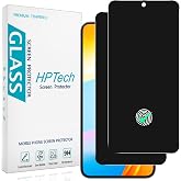 HPTech 2 Pack Privacy Screen Protector for Samsung Galaxy S22 | Anti Spy Tempered Glass, Support Fingerprint Unlock, Anti Scratch, Bubble Free