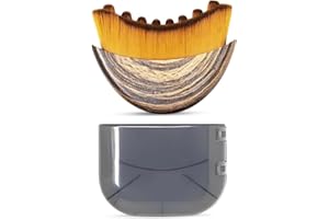 SANSHENG Lymphatic Contour Face Brush for Facial Massage, Rejuvenating & Depuffing - Manual Gua Sha Alternative for Jawline Lifting, Eye Bags, Double Chin & Neck Care(1 Pcs)