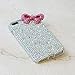 iPhone 6 Bling Case Luxury Bling iPhone 6, 6S Case Cover AB Crystals with 3D Light Pink Bow Sparkle Bedazzled Jeweled Design