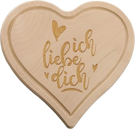 Idee Regalo Natale Per Coppia.Tagliere Da Colazione 100 In Legno Emozionante Con Incisione Regalo Per Coppie Tagliere A Cuore Idee Regalo Di Natale Tagliere Con Incisione I Love You Amazon It Casa E Cucina
