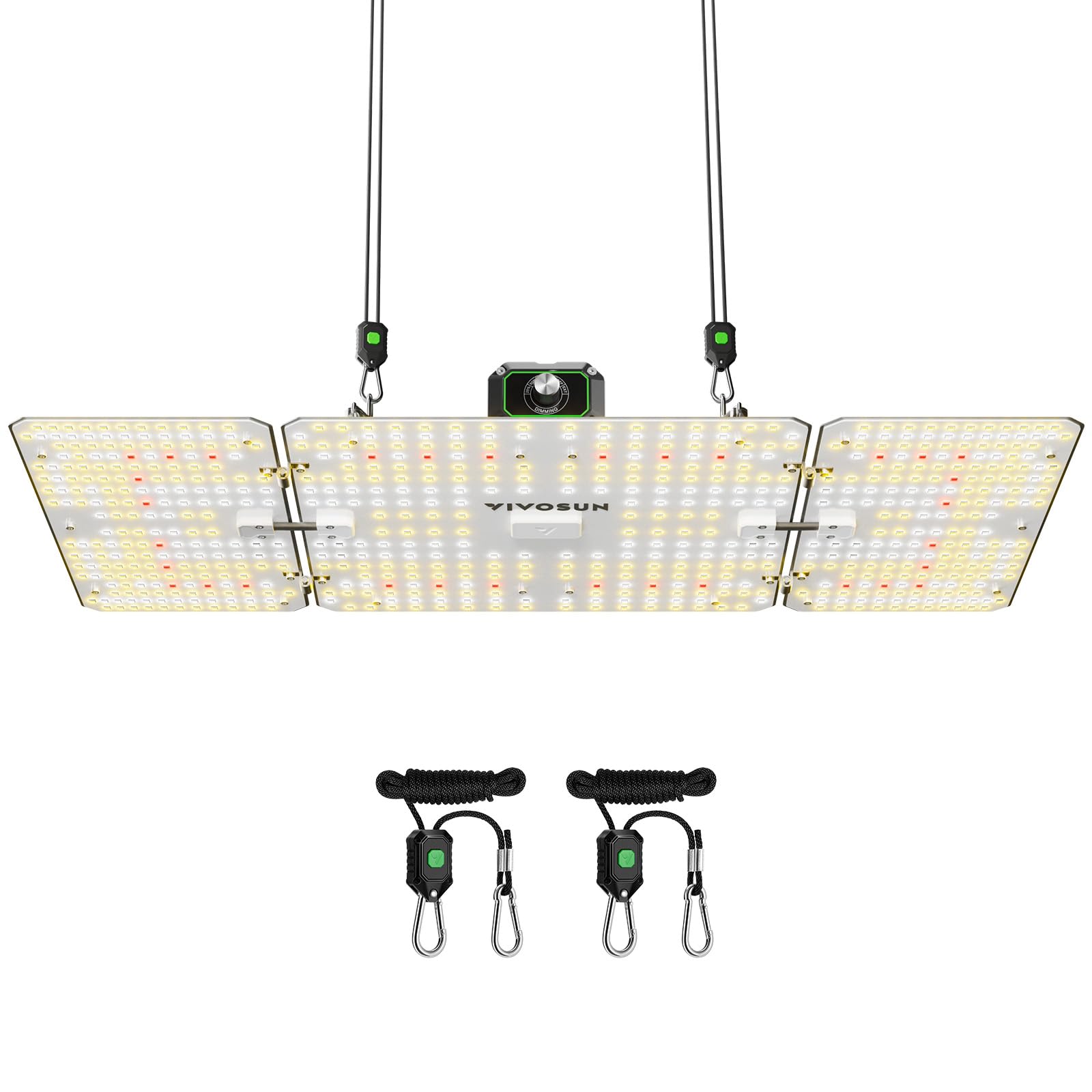 Photo 1 of VIVOSUN LumaLight 200W LED Grow Light, Full Spectrum Plant Light, Smart Dimmable & High PPFD for Indoor Plants Seedling Vegetables Bloom, Fits 2×4/3×3 Grow Tents