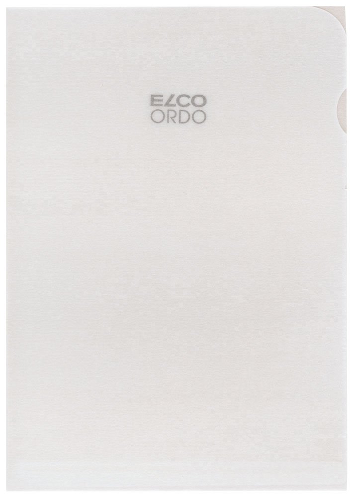 ELCO Ordo Transparent 220x310 mm 80GSM Tear-Proof Writebale and Inkjet Paper Folder (Box of 100) - Transparent White