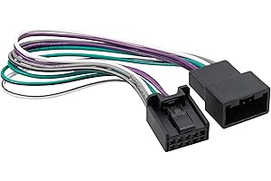 RED WOLF Car Radio Add Amplifier Subwoofer T-Harness Adapter Connector Compatible with Toyota 2018-2023 Camry, 2019-2023 Tacoma RAV4 Corolla Non JBL System Plug and Play