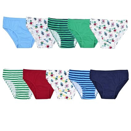 10er Pack Jungen Slips Kinder Unterhosen