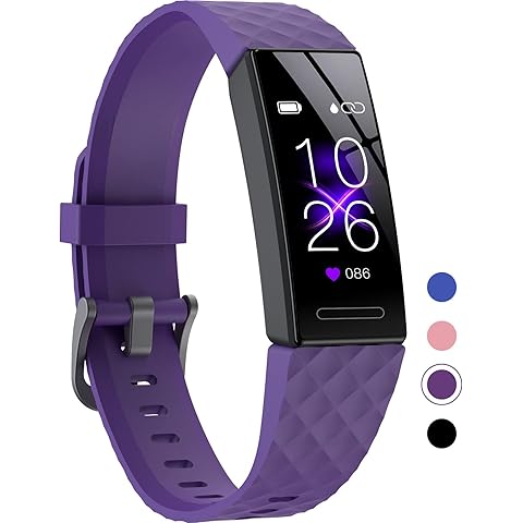 QOOGOT Fitness Tracker with Blood Oxygen SpO2 Heart Rate Sleep Monitor,Waterproof Health Activity Tracker for Android and iOS