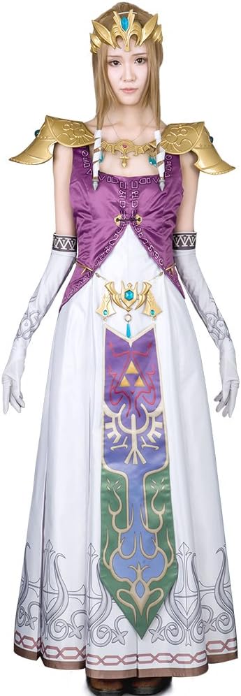 Miccostumes Women's the Legend of Zelda Princess Zelda Cosplay/ Wedding Costume
