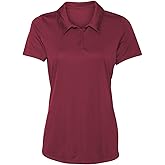 Opna Women's Dry-Fit Golf Polo Shirts 3-Button Golf Polo's in 20 Colors XS-3XL Shirt
