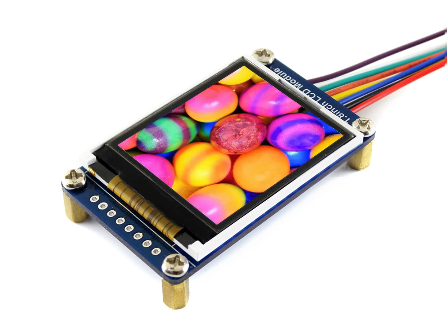 Waveshare 128x160 Pixels 1.8inch LCD Display Module with Embedded Controller, Communicating Via SPI Interface