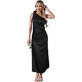 IFXNEOTY One Shoulder Long Dress High Split Maxi Dress Formal Evening Prom Dresses