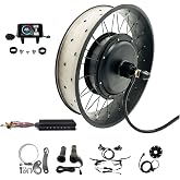 ebsenopower 48V-72V 3000W Fat Wheel 20/24/26 * 4.0" with 60A Sine Wave Controller, 175mm/190mm Dropout Width