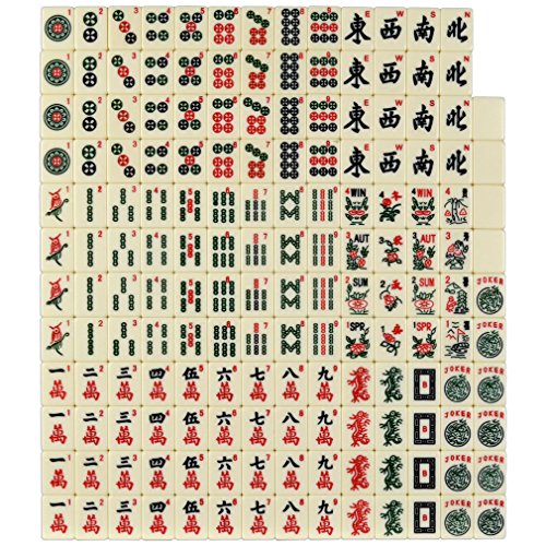 YMI American Mahjong (Mah Jongg Mahjongg) 166 Tiles Set w/ Racks "The Classic"