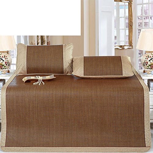 Summer cold bamboo mat/foldable air conditioner mat after folding(1mat +2pillowcase)-B Queen2