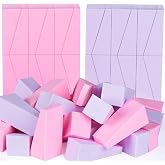 Teenitor 48 Pcs Makeup Sponges For Foundation, Latex Free Makeup Wedges Sponges For Liquid Cream Foundation Festival Halloween