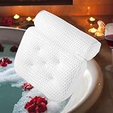 AIBAOBAO Bath Pillow for Head Neck Shoulder 4D Air Mesh 7 Suction Cups Hot Tub view 1