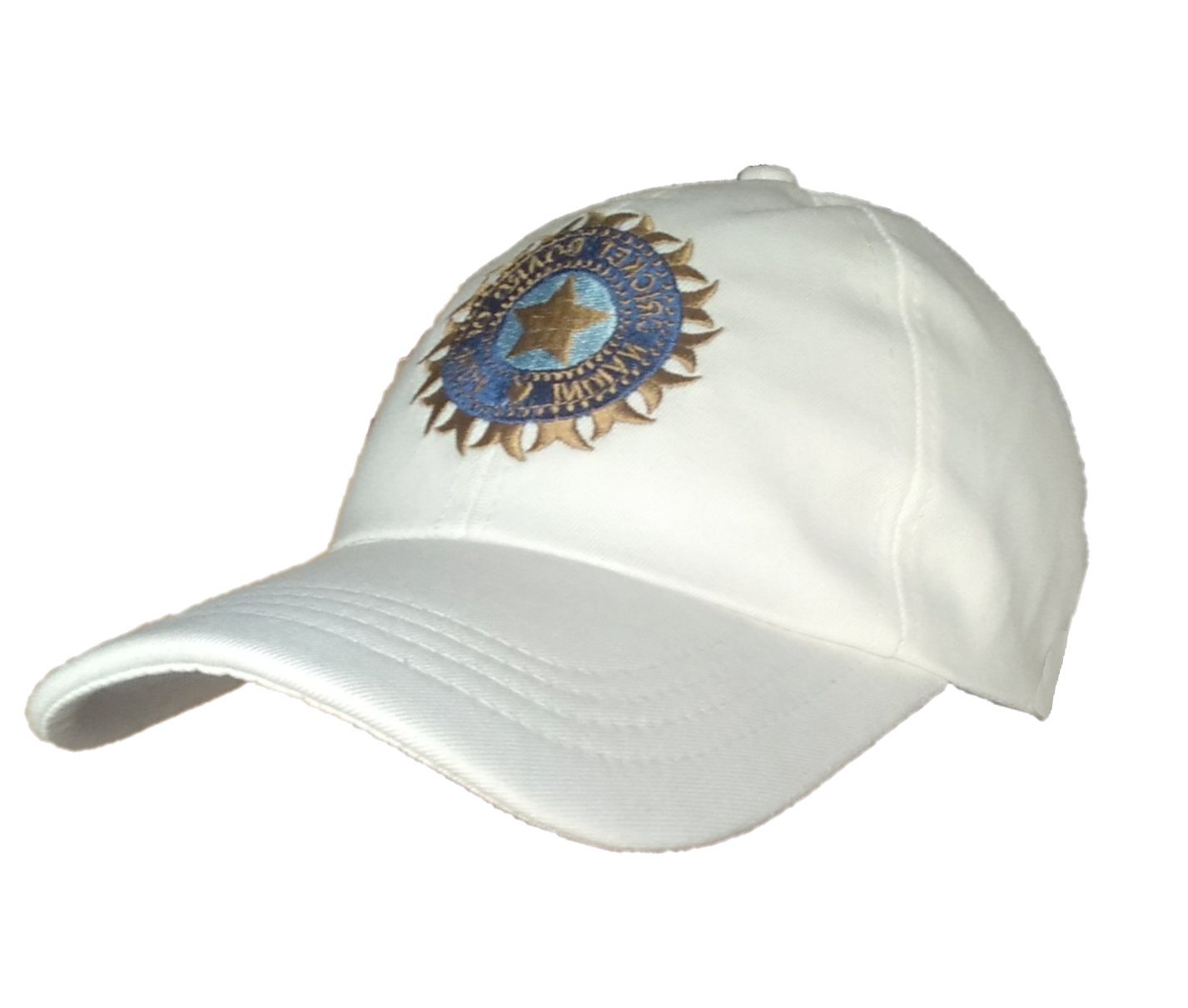 Amaze. Mens Cricket Sports Team India ODI T-20 Cricket Supporter Cap Hat for Mens (White)