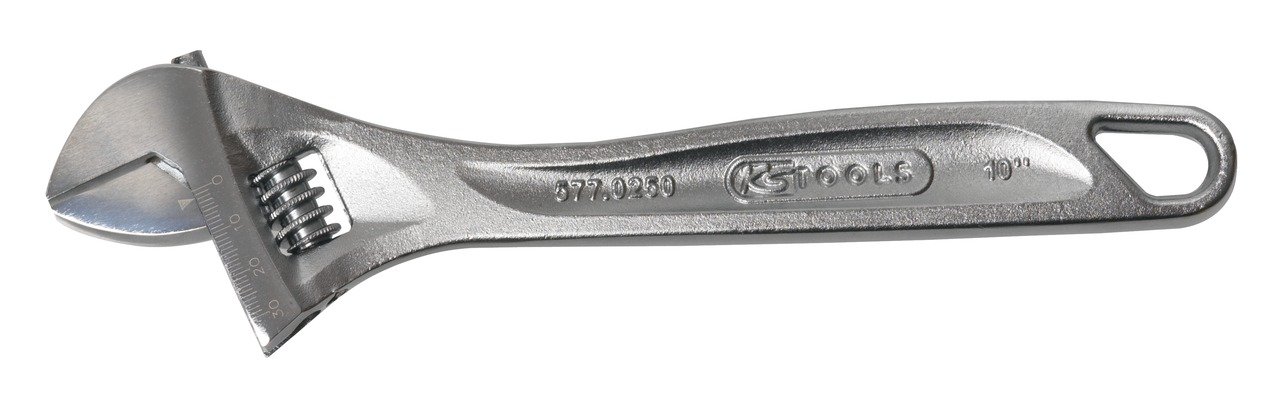 KS Tools 577.0250 250mm Classic Adjustable Wrench