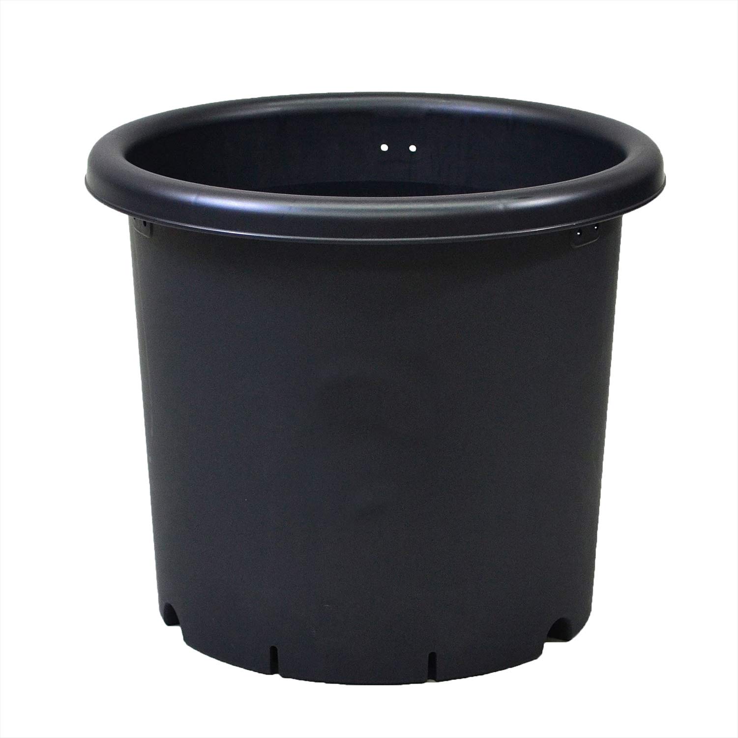 アップルウェアー 鉢 プラ鉢 菊鉢 7号 ブラック 土容量4.5L 奥行23.6×幅23.6×高さ18.8㎝の商品画像