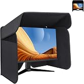 27 inch Display Monitor Hood Sunshade Desktop Computer Sunshade, Large | Adjustable Sunshade Hood for Gaming, Office and Photo Editing, Compatible with Dell HP Samsung LG ASUS Philips Monitors