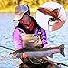Sougayilang Bass Salmon Trout Colorful Assortment Dry Fly Fishing Flies Fly Fishing Lures Streamer, Nymph, Emerger with Waterproof Fly Box-48PCS