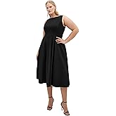 City Chic Women's Plus Size Dress - Mary Skater Midi