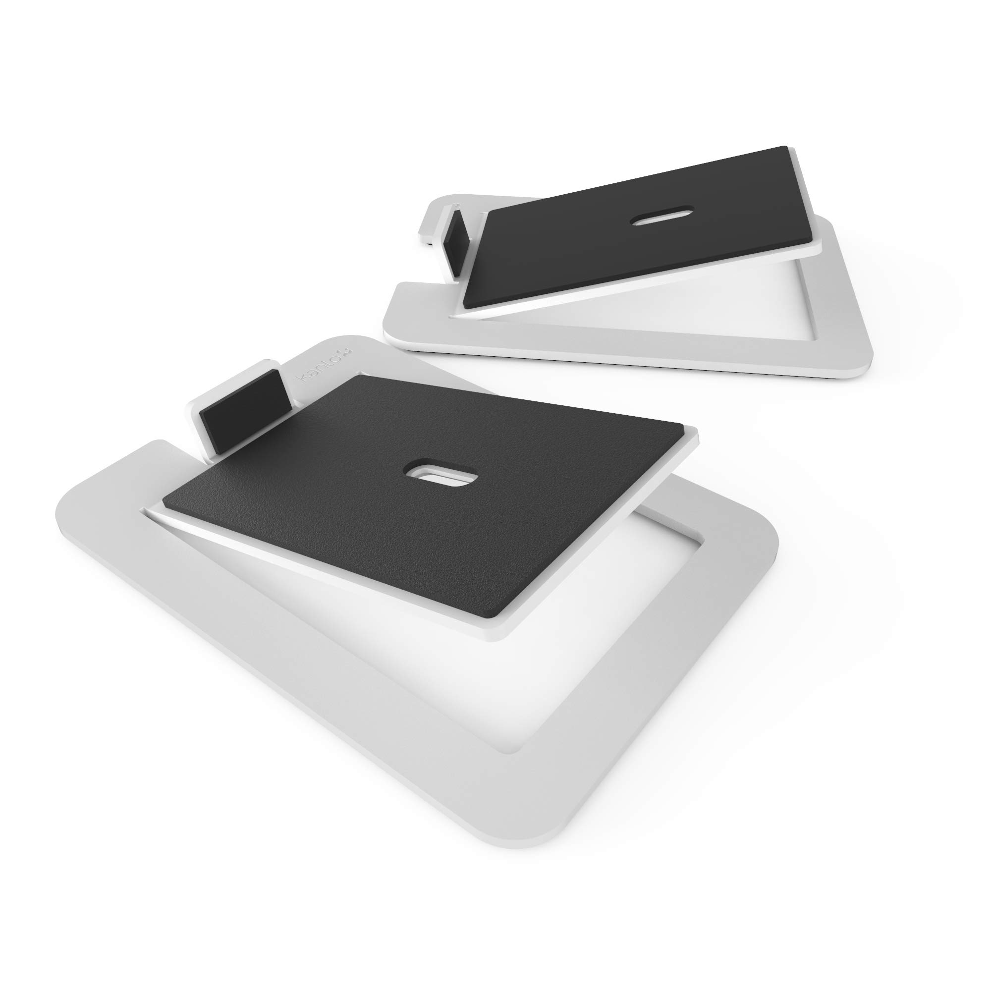 Kanto S6W Desktop Speaker Stands for Large Speakers - 2 Pack (White)