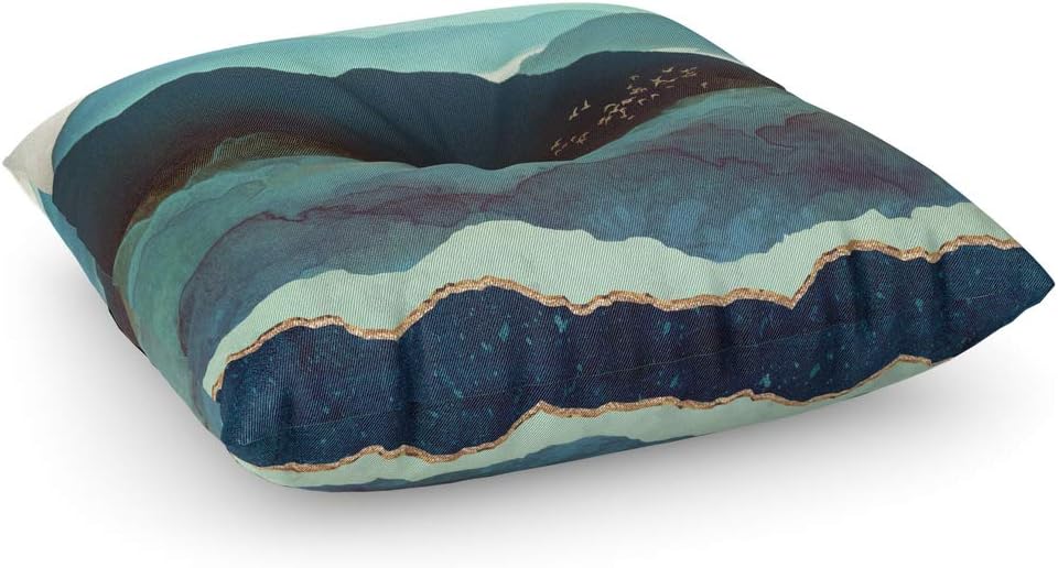 Amazon Com Society6 Floor Pillow Size 30 X 30 Square Indigo
