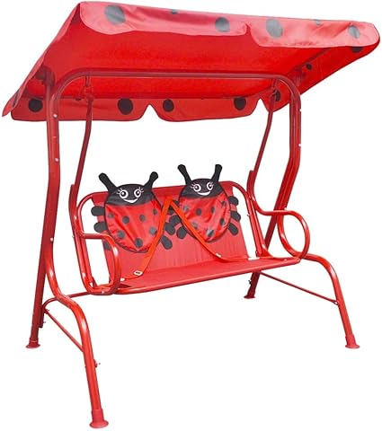 vidaXL Kids Swing Seat Red Garden 