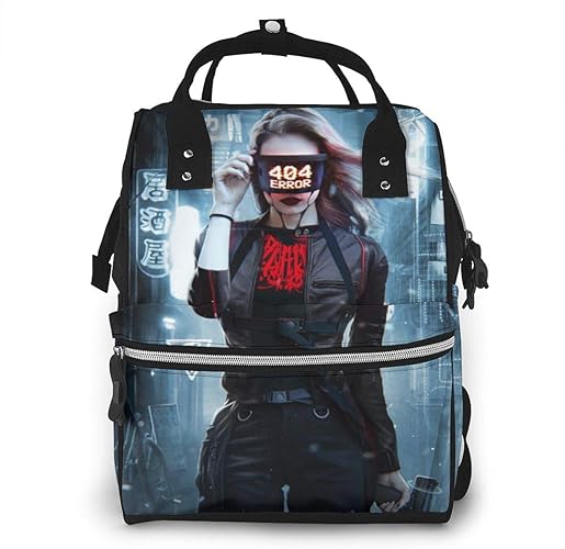 Amazon 最新の人気ママバックパック お父さんのバックパック シティウォーガール マザーバックパック モダンなパーソナライズデザイン 耐久性 大容量 スタイリッシュ おむつ ボトル 粉ミルク カップ 若い母親に適したラップトップを搭載できます シューズ