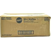 Pillsbury Blueberry Bash Mini Waffles, 2.47 Ounce -- 72 per case.